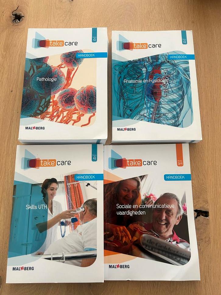 Boeken Verpleegkundige Verkort MBO Niveau 4 - Take Care, Boeken, Studieboeken en Cursussen, Zo goed als nieuw, MBO, Gamma, Ophalen of Verzenden