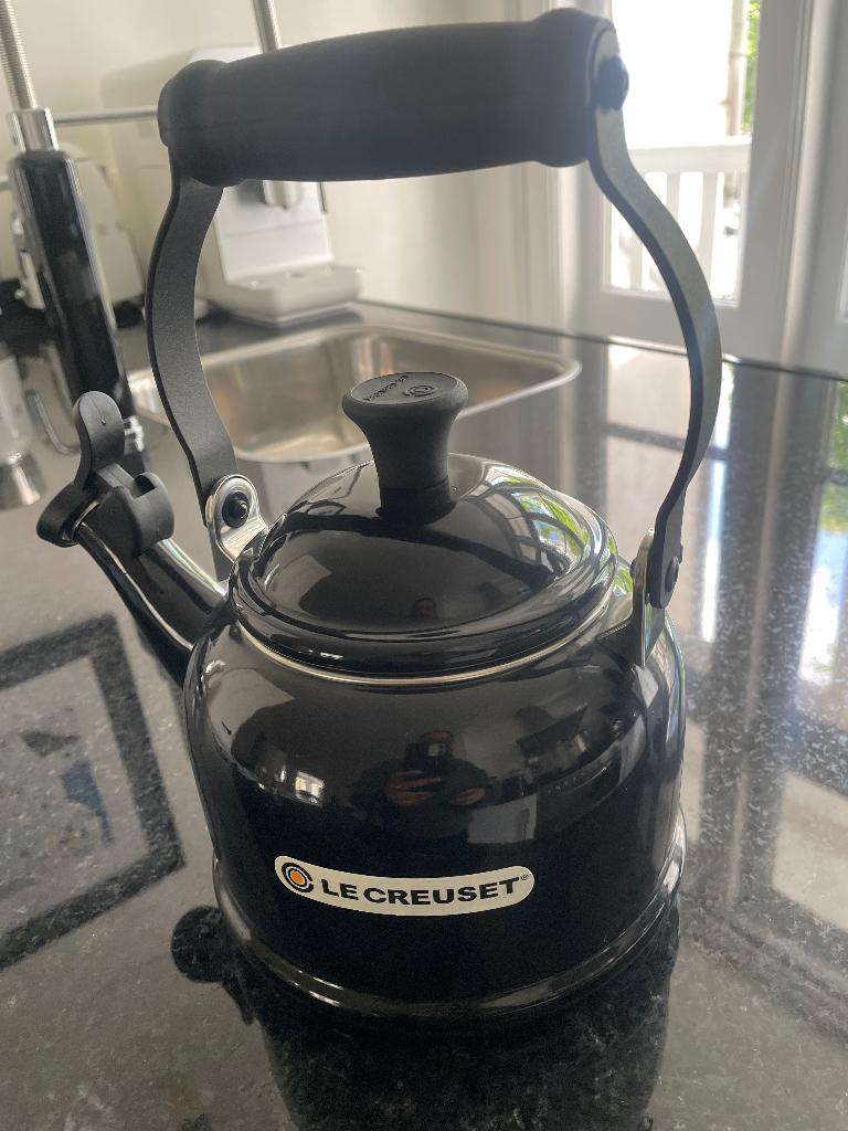 Fluitketel Le Creuset zwart NIEUW!, Ophalen, Nieuw