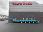Max Trailer F-S44-1A1Y 4 ASSER SEMIE/LOWLOADER/SEMIE TIEFLAD, Auto's, Blauw, Overige brandstoffen, Bedrijf, Aanhangers en Opleggers