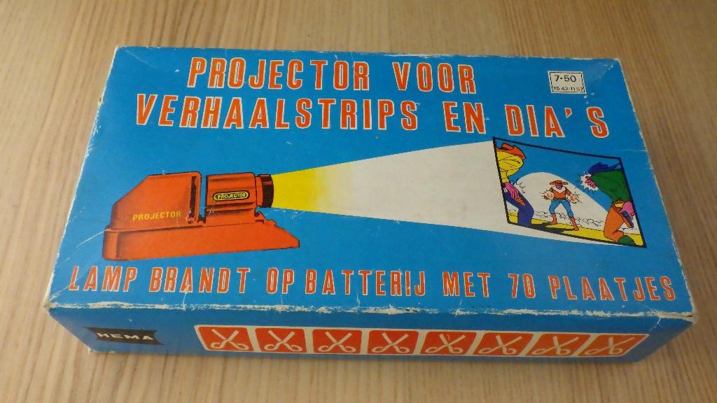 retro projector met verhaalstrips, Ophalen of Verzenden, Huis en Inrichting