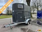 Blomert 2 paardstrailer aluminium bodem zadelkamer rollo, Gebruikt, Overige typen