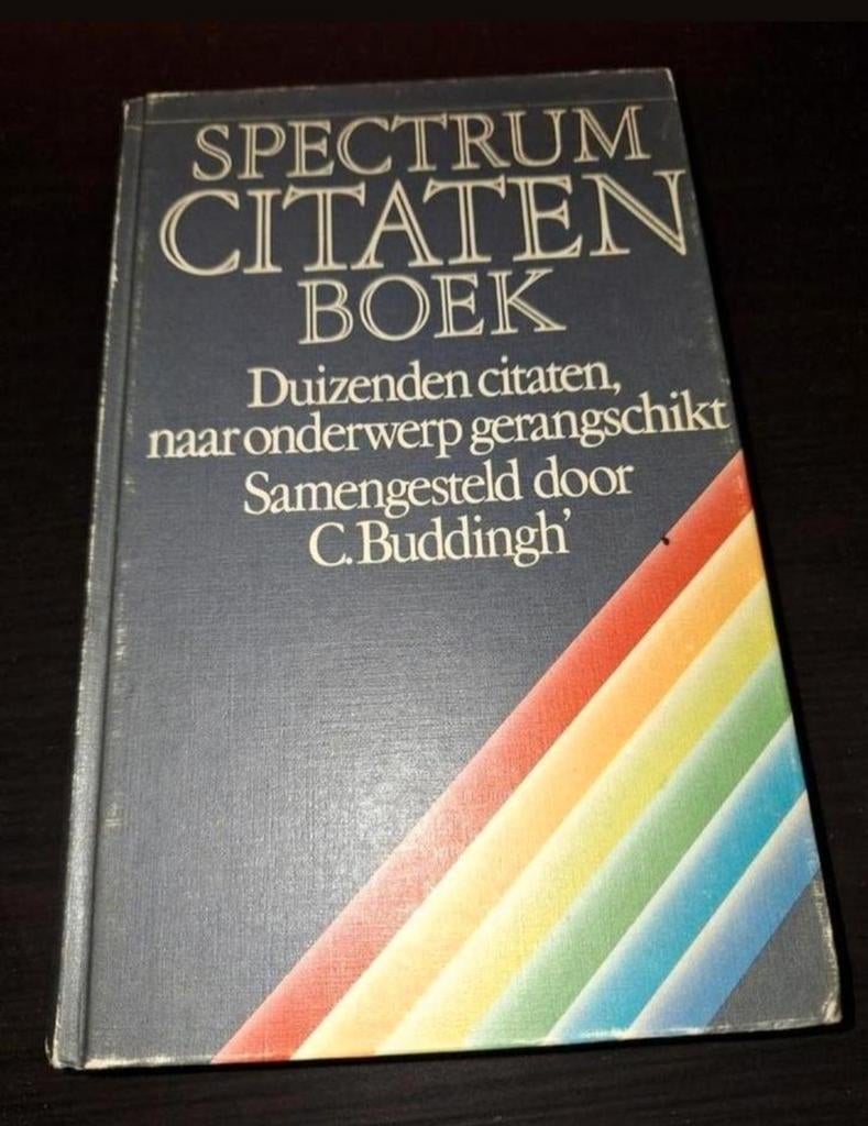 Spectrum Citaten Boek - C. Buddingh', Boeken, Ophalen of Verzenden, Gelezen, C. Buddingh'