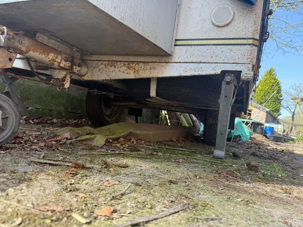 Vouwwagen om te bouwen in aanhangwagen, Ophalen