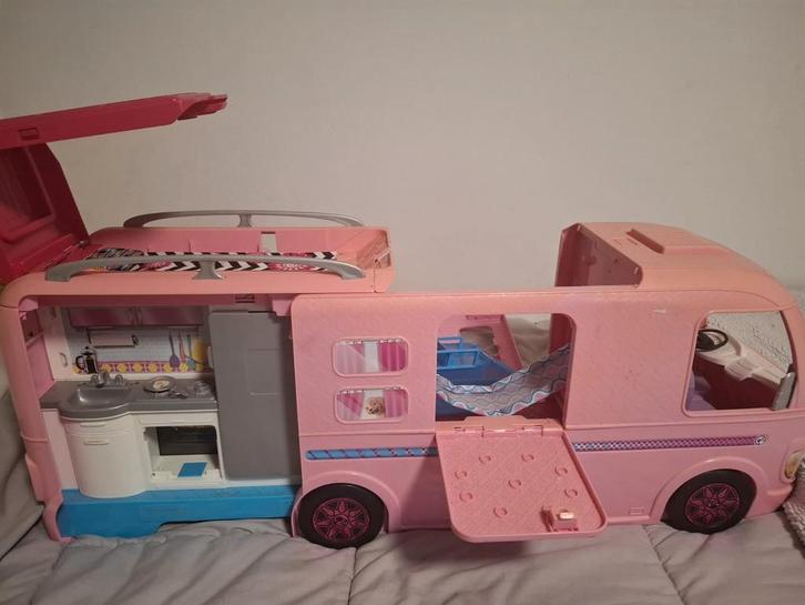 Barbie Caravan & LOL Camper, Kinderen en Baby's, Speelgoed | Overig, Gebruikt, Ophalen of Verzenden
