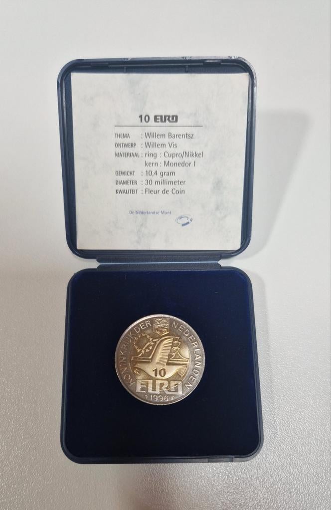 10 euro Willem Barentsz FDC, Postzegels en Munten, Verzenden, Euro's, Losse munt