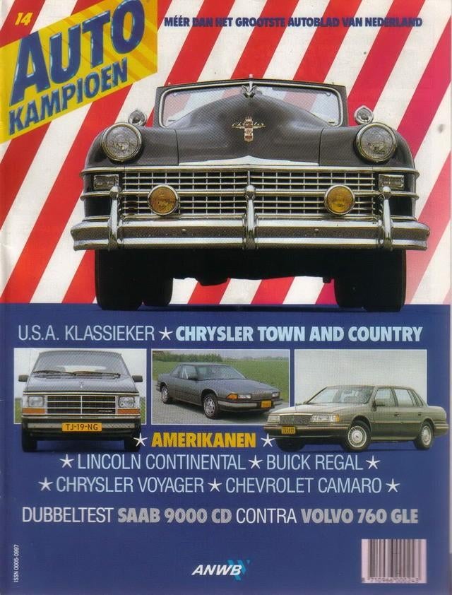 Autokampioen 14 1988 : Saab 9000 CD - Volvo 760 GLE - Buick, Ophalen of Verzenden, Gelezen, Algemeen
