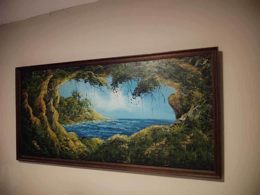 Mooie schilderij Indonesië, Ophalen