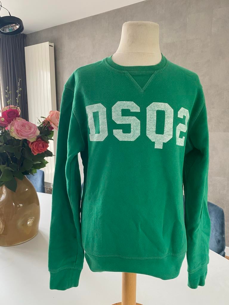 DSQUARED2 trui groen maat 14Y, Ophalen of Verzenden, Gebruikt, Jongen of Meisje, Trui of Vest