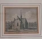 Antieke prent 'De Kerk te Vuursche' - Kopergravure, Antiek en Kunst, Kunst | Etsen en Gravures, Ophalen of Verzenden
