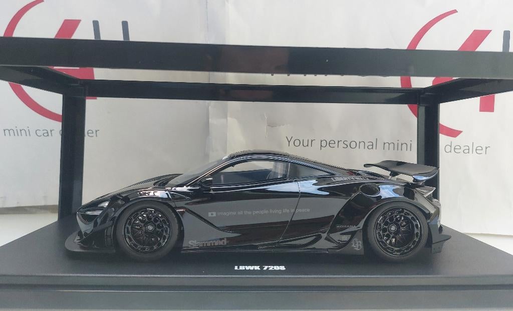 GT Spirit 1:18 McLaren 720S LBWK 2023 zwart nieuw, Hobby en Vrije tijd, Modelauto's | 1:18, Ophalen of Verzenden, Nieuw, Auto