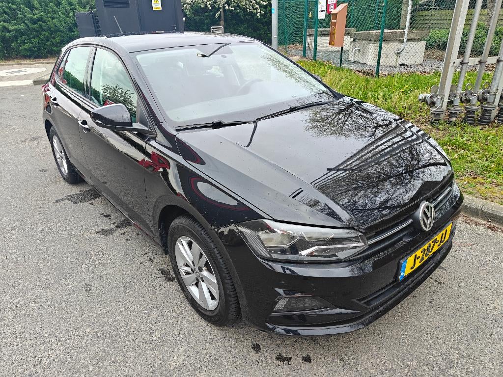Volkswagen Polo 1.0 TSI 95pk 2020 Zwart, Auto's, Voorwielaandrijving, Stof, Euro 6, 95 pk