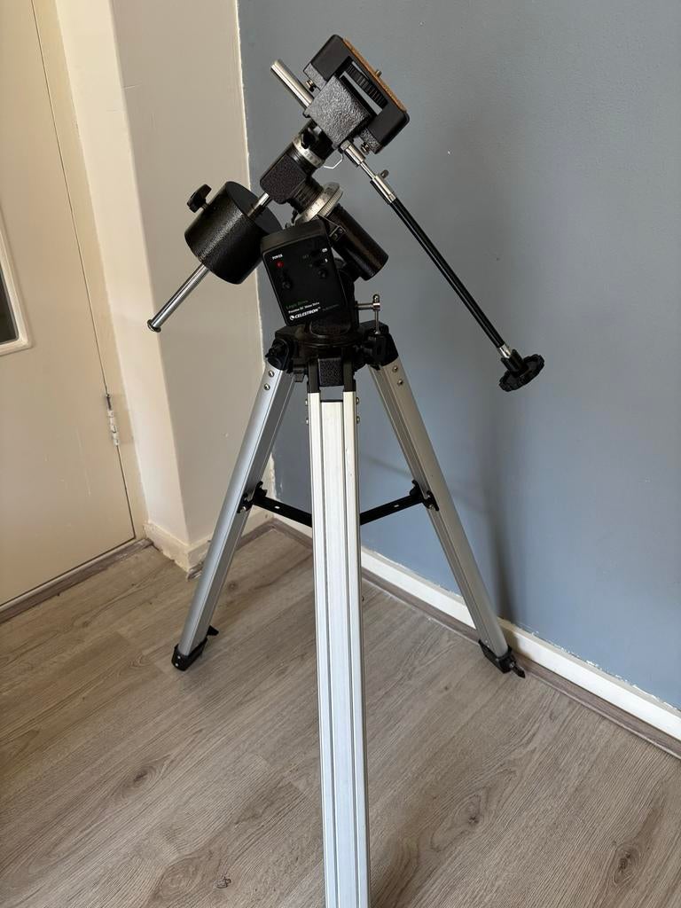 Alt-az statief voor astrofotografie met tracker motor, Audio, Tv en Foto, Optische apparatuur | Telescopen, Ophalen, Gebruikt