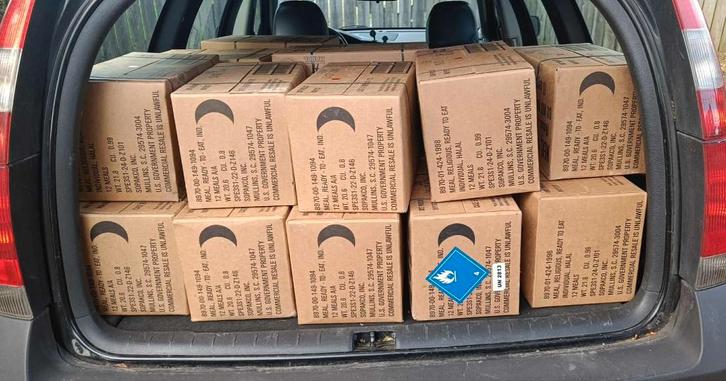 Amerikaans US Army MRE Veldrantsoen Doos A 2027/2028, Verzamelen, Militaria | Algemeen, Landmacht, Overige typen, Amerika, Verzenden