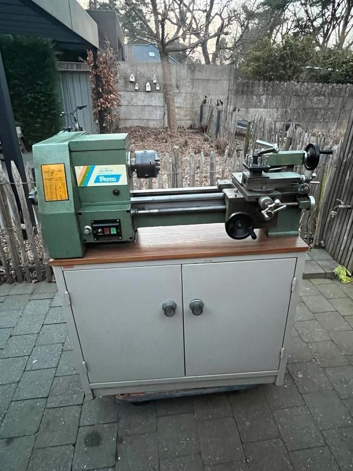 Ferm MD 350 metaaldraaibank, Doe-het-zelf en Verbouw, Draaibanken, Gebruikt, Metaaldraaibank, Minder dan 500 mm, Ophalen