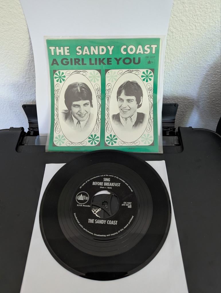 The Sandy Coast - A Girl like You ( vinyl single), Cd's en Dvd's, Vinyl Singles, Ophalen of Verzenden, Gebruikt, Pop, Single