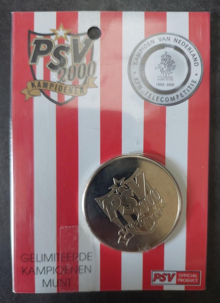 Gelimiteerde PSV Kampioenen Munt – 2000 - Nieuw, Ophalen of Verzenden, Nieuw, PSV, Overige typen