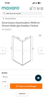Douchecabine Zircon 90x90 zsm weg!, Doe-het-zelf en Verbouw, Sanitair, Ophalen of Verzenden, Gebruikt, Glas, Douche