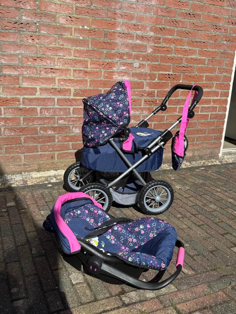 Kinderspeelgoed kinderwagen en autostoeltje, Kinderen en Baby's, Ophalen, Gebruikt