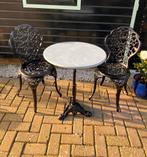 Brocante bistroset, Tuin en Terras, Overige materialen, Gebruikt, Tuinset, Ophalen