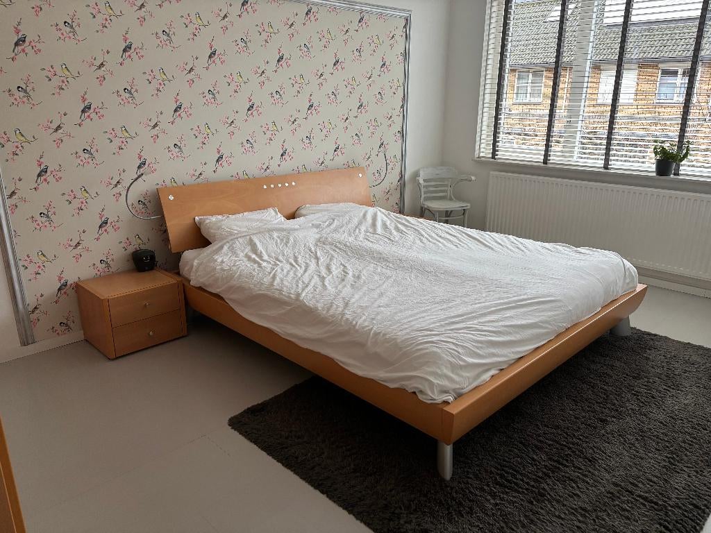Tweepersoonsbed van Now! by Hülstra 180 x 210 cm, Ophalen, Gebruikt, 210 cm, Tweepersoons