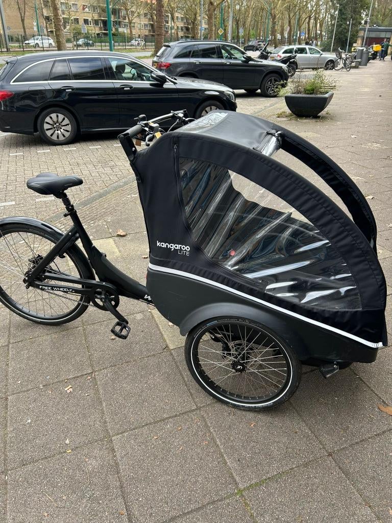 Winther Kangaroo Lite bakfiets met 10% korting, Fietsen en Brommers, Overige merken, 4 kinderen of meer, Huif, Nieuw