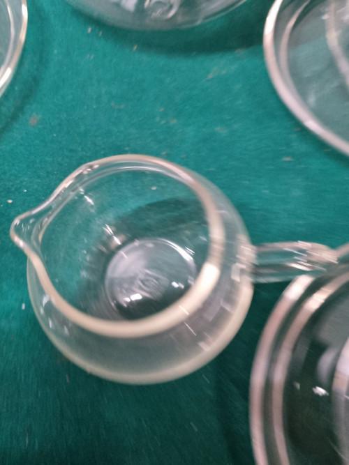 Theeservies glas 14 delig jenaer glas, Ophalen of Verzenden, 'T Olde Gre-j, Info@toldegrej.nl, Endepoelstraat 20f Didam