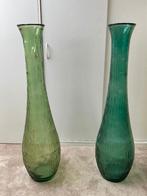 Vaas, Huis en Inrichting, Woonaccessoires | Vazen, Ophalen, 75 cm of meer, Groen, Glas