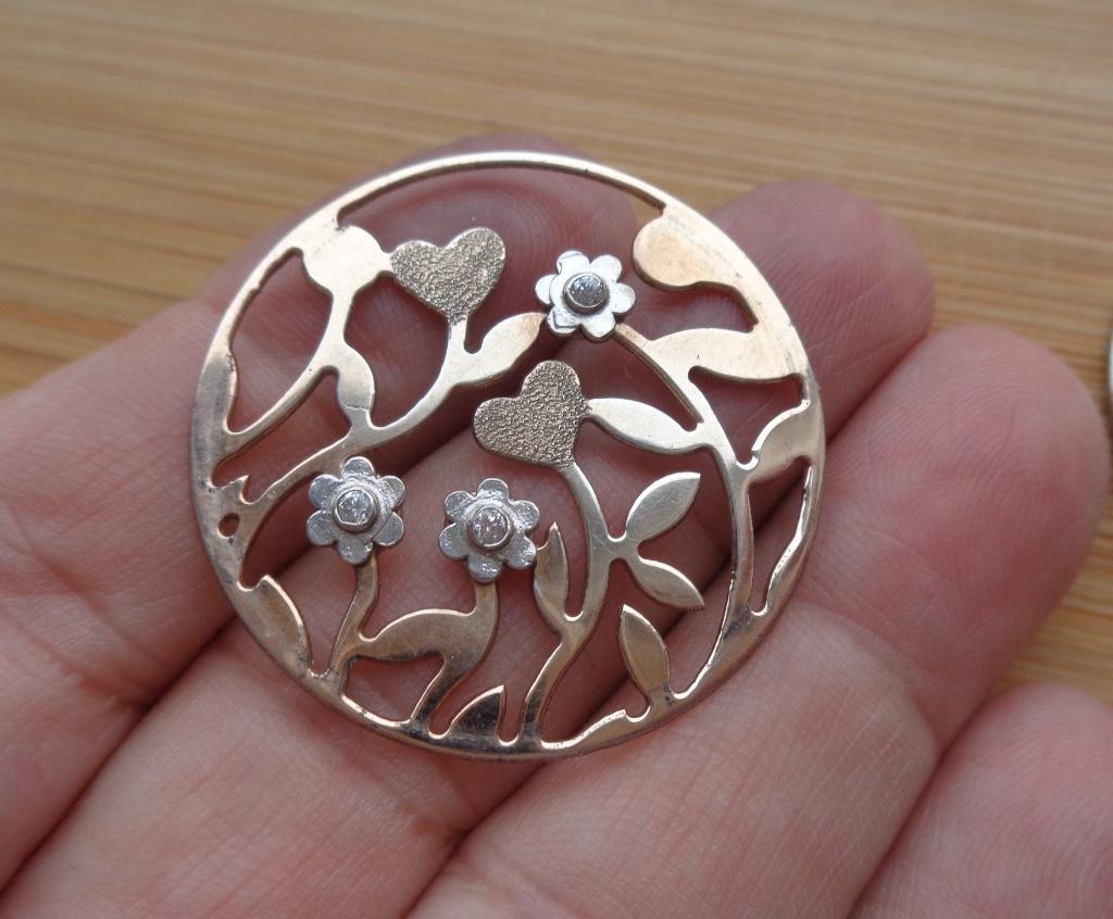 platte cover MY iMenso zilver verguld [749], Verzenden, Zo goed als nieuw, Goud, Zilver