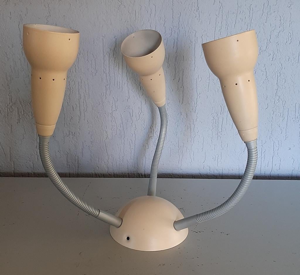 Vintage flexibele spot lamp ikea, Ophalen of Verzenden, Gebruikt, Metaal