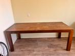 Robuuste houten eettafel - Gebruikt, Huis en Inrichting, Tafels | Eettafels, Ophalen, Gebruikt, 50 tot 100 cm, 150 tot 200 cm