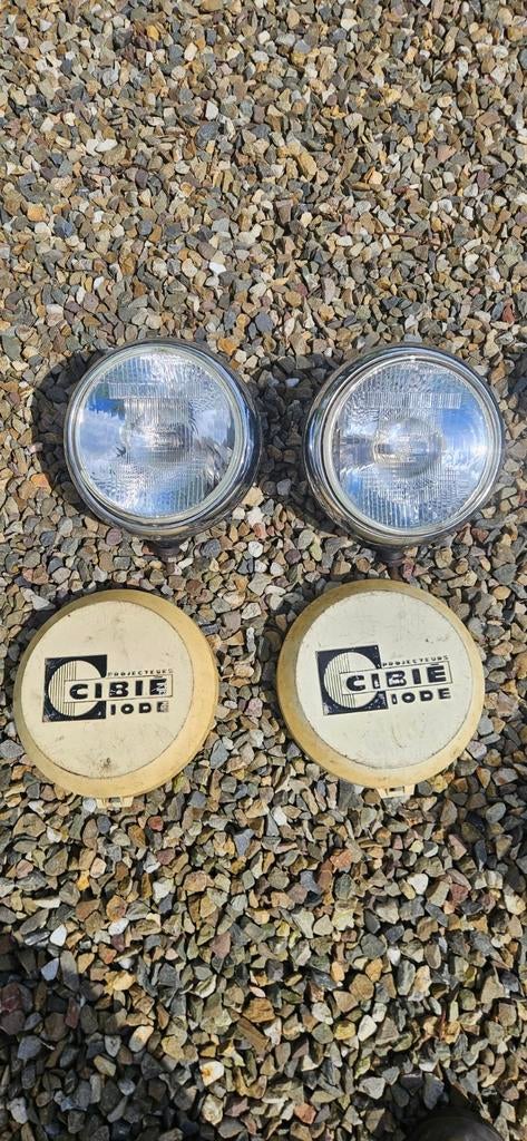 Cibie Verstralers Oldtimer Rally met Kappen, Auto-onderdelen, Verlichting, Ophalen of Verzenden, Gebruikt, Universele onderdelen