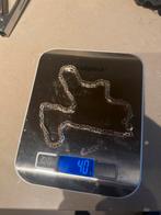 Zilveren Koningsketting 40 gram, Sieraden, Tassen en Uiterlijk, Kettingen, Ophalen of Verzenden, Gebruikt, Zilver
