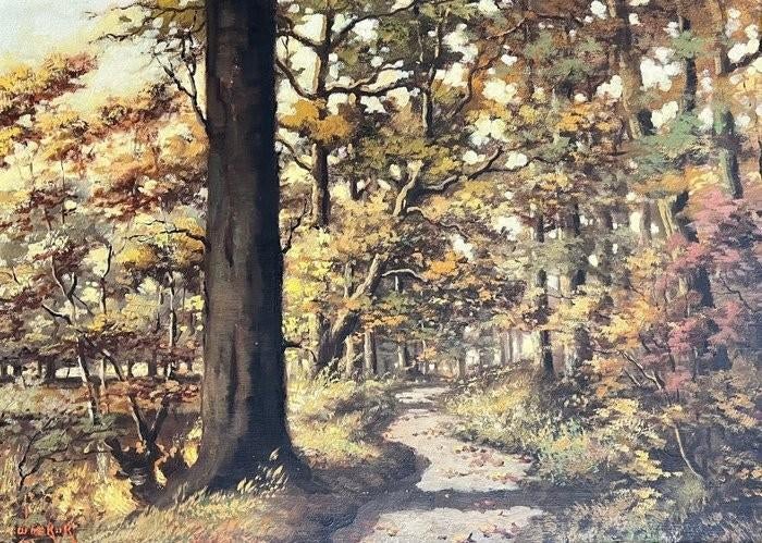 Antiek schilderij van Willem de Kok (1883-1959), Ophalen of Verzenden