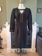 K-Design K design zwarte mooie jurk L gouden ring, K-design, Verzenden, Zwart, Maat 42/44 (L)