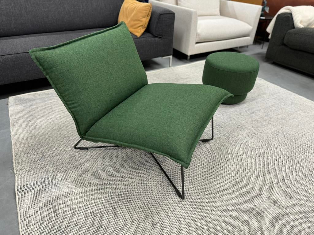 Nieuw Jess Design Earl Fauteuil Groen stof Stoel