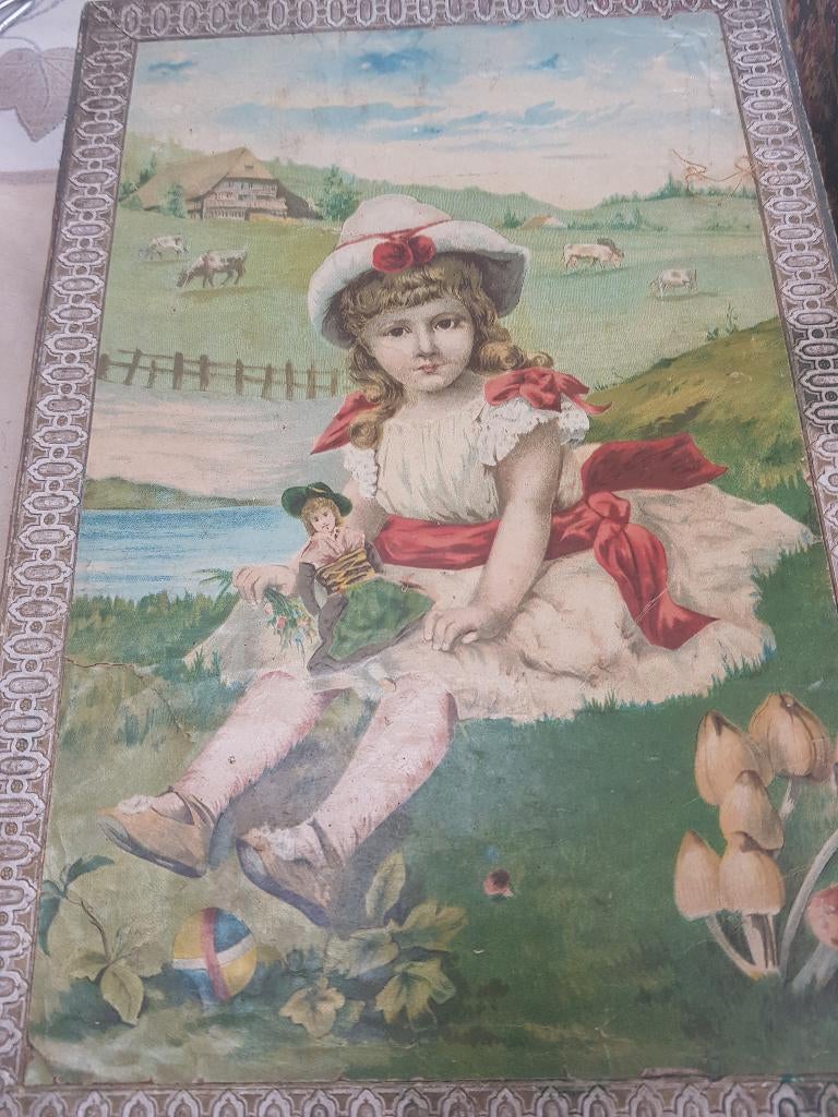 blokken puzzel antique, Antiek en Kunst, Antiek | Speelgoed, Ophalen of Verzenden