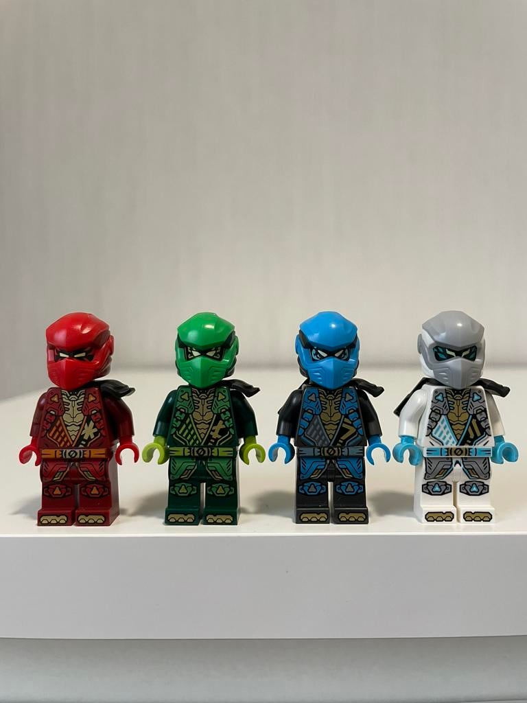 Lego Ninjago Kai, Lloyd, Nya & Zane Storm Suit, Ophalen, Lego, Zo goed als nieuw, Minifiguur