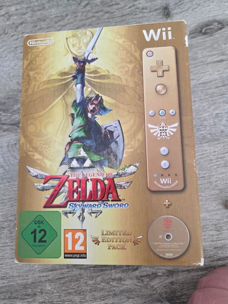The Legend of Zelda: Skyward Sword Limited Edition Wii, Avontuur en Actie, 1 speler, Ophalen of Verzenden, Zo goed als nieuw
