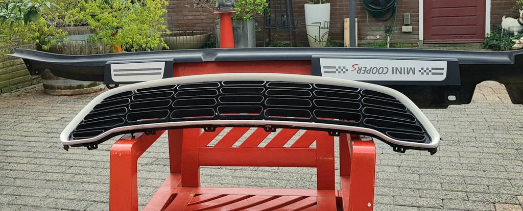 Grill Mini Cooper Countryman R60 S zwart/wit/ Side Skirts, Ophalen of Verzenden