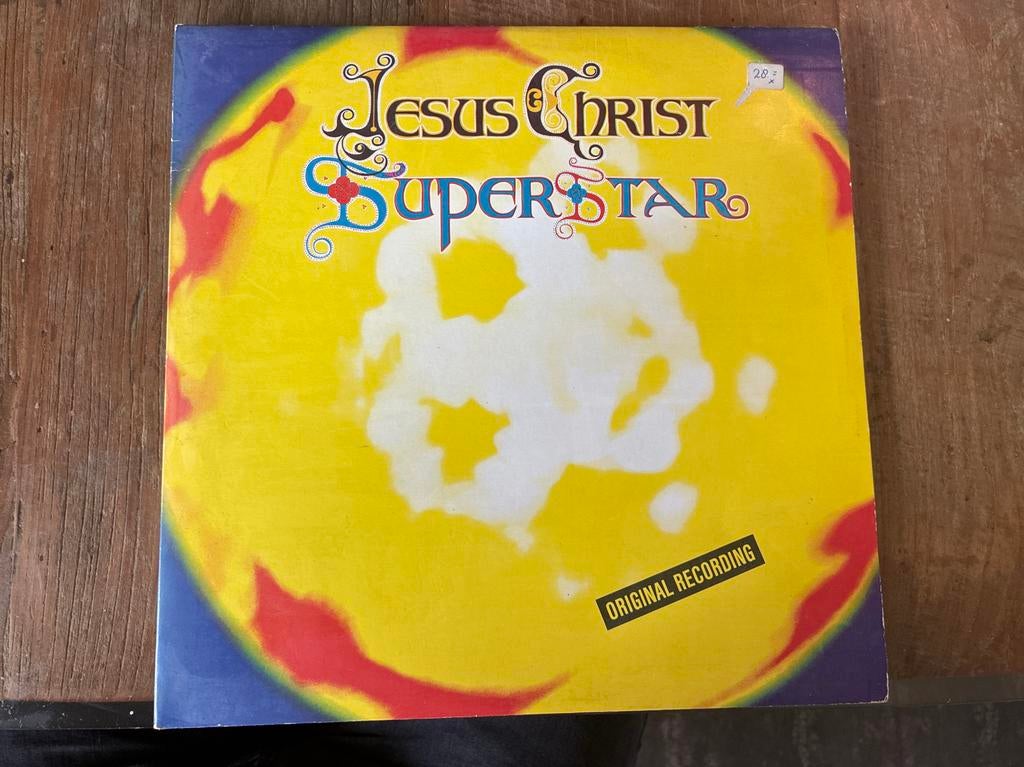 Jesus Christ Superstar LP Vinyl Original Recording, Cd's en Dvd's, Vinyl | Rock, Ophalen, Gebruikt, 1970 - 1979, 12 inch