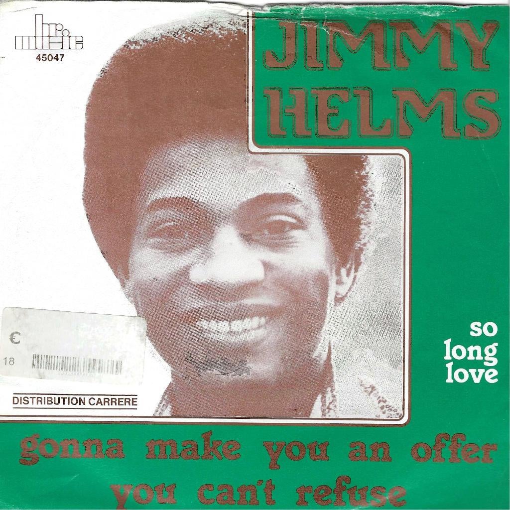 vinyl single  Jimmy Helms, Cd's en Dvd's, Ophalen of Verzenden, Gebruikt, Pop