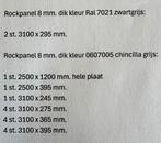 Rockpanel gevelbekleding / boeiboord, Ophalen, Nieuw, Overige materialen, Minder dan 20 mm