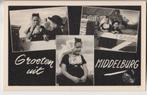 061 Klederdrachten Middelburg Groeten uit Middelburg B5, Verzenden, 1940 tot 1960, Ongelopen, Zeeland