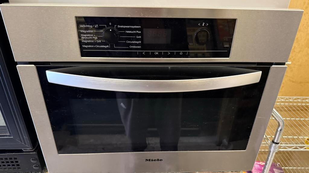 Miele  combimagnetron H5030BM, Witgoed en Apparatuur, Magnetrons, Ophalen, Gebruikt, Inbouw, Combimagnetron