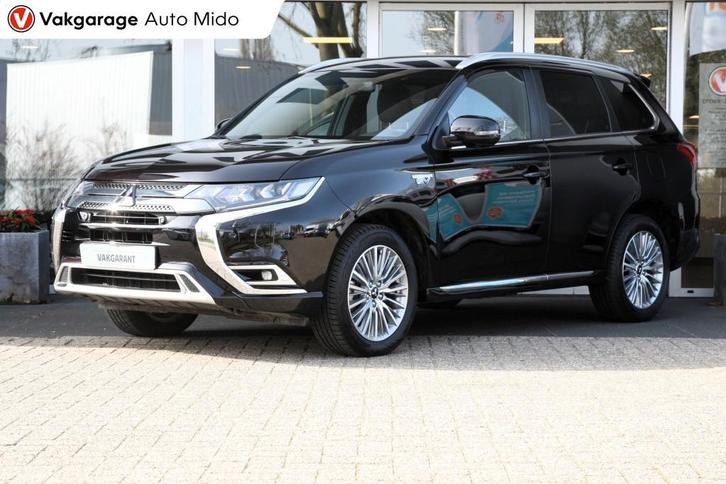 Mitsubishi Outlander 2.4 PHEV Instyle | Ruby Black Parelmoer, Auto's, Mitsubishi, Te koop, Outlander, 360° camera, ABS, Airbags