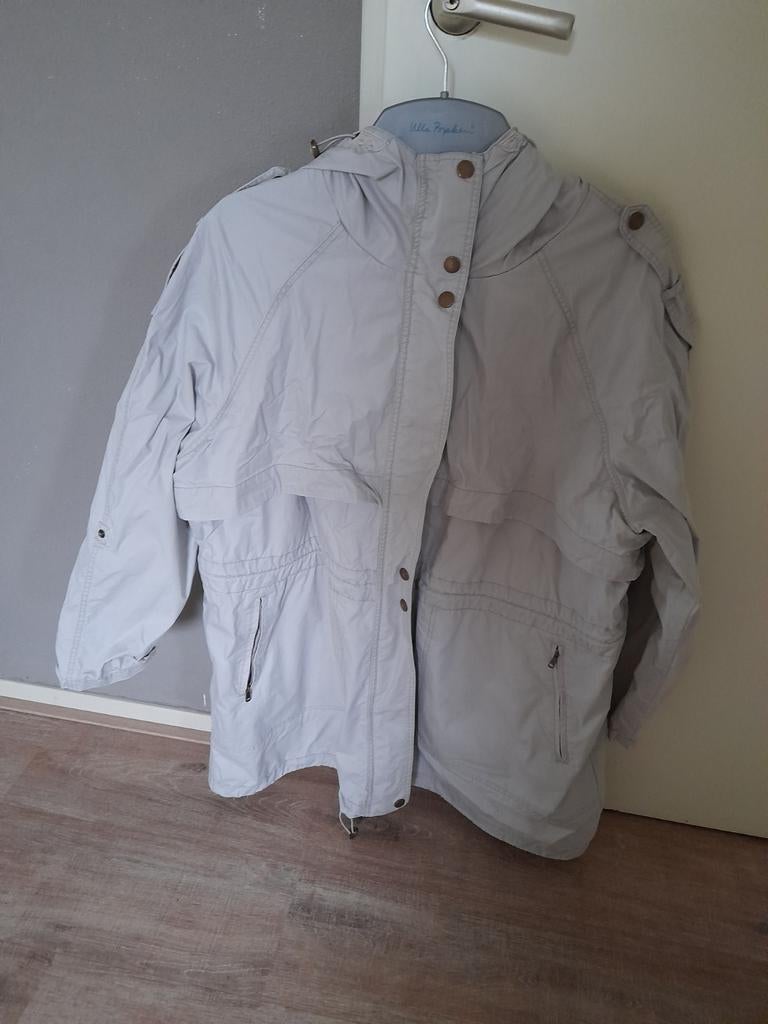 Comfortabele Ulla Popken zomerjas, maat 50-52, 100% katoen, Ulla Popken, Ophalen of Verzenden, Zo goed als nieuw, Jas of Mantel