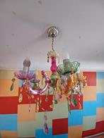 Kleurrijke kroonluchter voor meisjeskamer, Ophalen of Verzenden, Gebruikt, Metaal, Speels, Kleurrijk, Kinderkamer