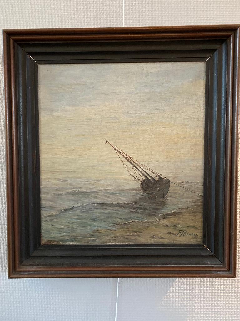 schilderij Piet(er) Rubertus, Antiek en Kunst, Kunst | Schilderijen | Klassiek, Ophalen