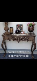 Sidetable barok, 100 tot 150 cm, Ophalen of Verzenden, Zo goed als nieuw, 25 tot 50 cm