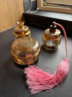 Vintage Art Deco Kaptafel Set, Antiek en Kunst, Antiek | Glas en Kristal, Ophalen of Verzenden